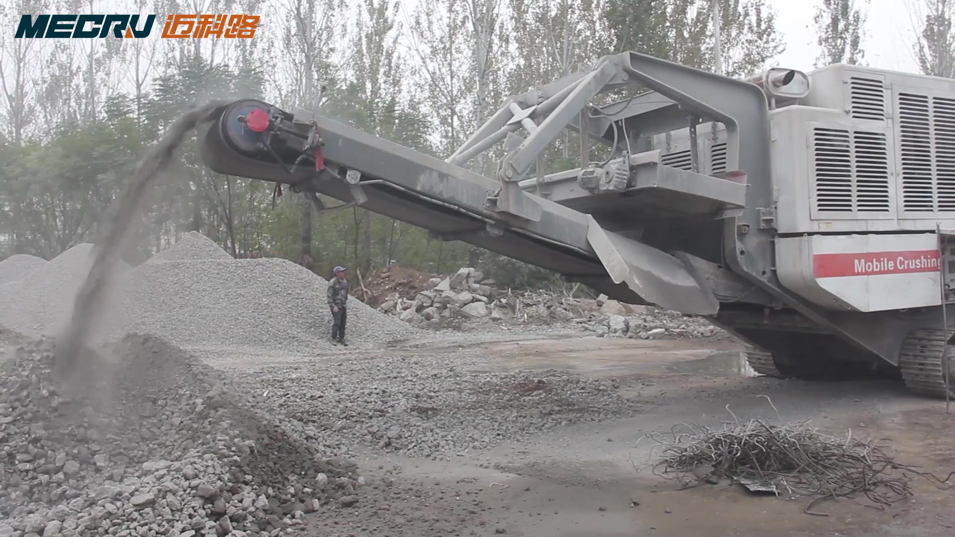 移動破碎，高效施工——邁科路重工移動破碎站引領行業變革